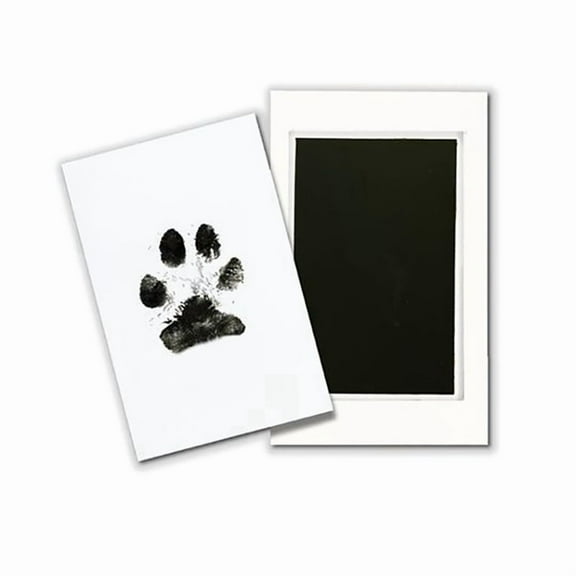 Pet Dog Print Ink Kit Pad Baby Handprint Footprint Safe DIY Hand Footprint Easy Clean Pet Souvenir Yellow