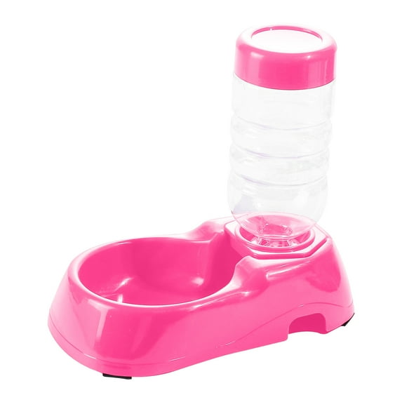 Pet Dog Puppy Cat Automatic Water Dispenser Food Bowl Feeder, Durable for Indoor Use