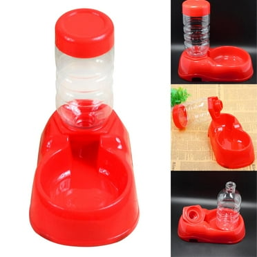 Pet Dog Puppy Cat Automatic Water Dispenser Food Dish Bowl Feeder for Small Pet