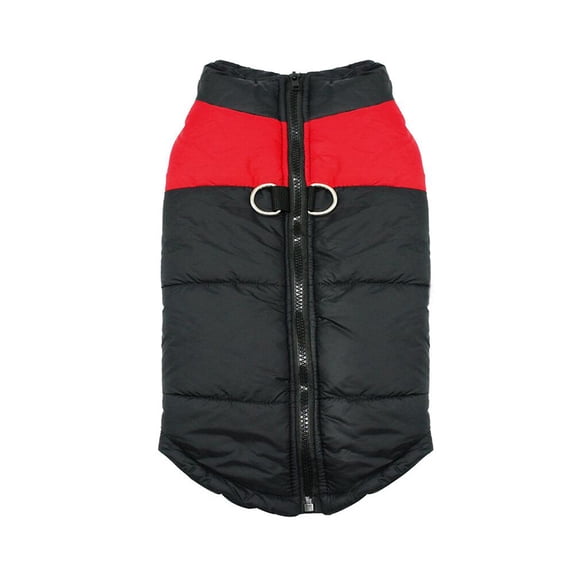 Pet Dog Ski Vest Clothes Winter Warm Padded Coat For Small Large Dogs Size M