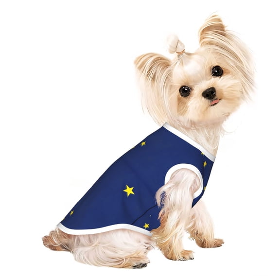 Pet Dog Sleeveless T Shirts Alaska Flag pet Clothes Soft Breathable Vest for Small Dogs Cats Large