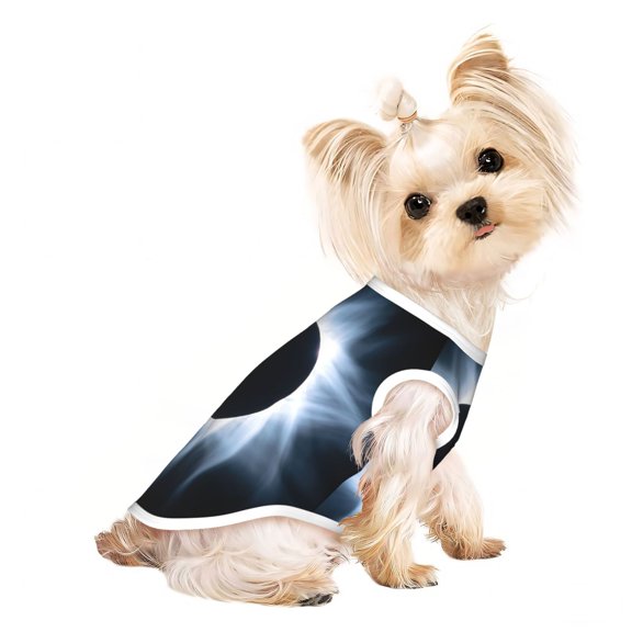 Pet Dog Sleeveless T Shirts Total-Solar-Eclipses pet Clothes Soft Breathable Vest for Small Dogs Cats Medium
