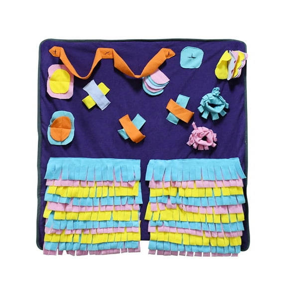 Pet Dog Snuffle Mat Nose Smell Training Blanket Sniffing Pad Slow Feeding Bowl