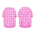 thumbnail image 1 of Pet Dog Supplies, Pink Xxl Buffalo Plaid Dog Hoodie, Fleece Lined Dog Sweatshirt for Small Medium Large Dogs, Cozy Cold Weather Dog Pullover Sweater, Thickened Warm Casual, 1 of 8