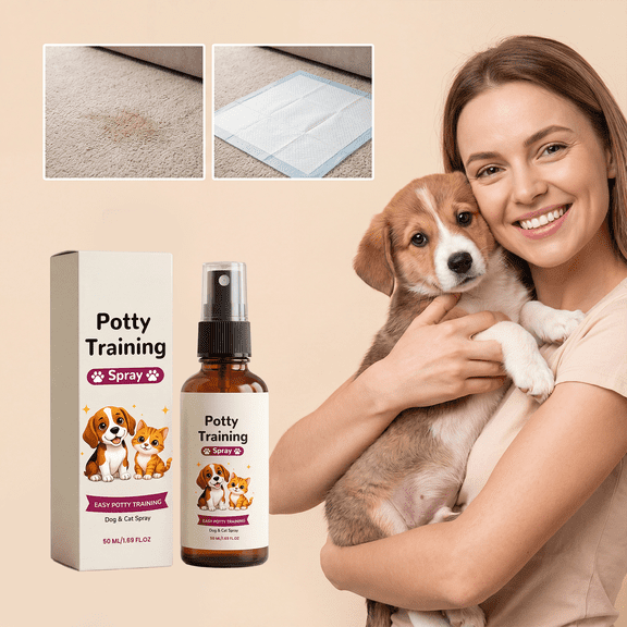 Pet Dog Supplies, Potty Training for Dogs, Pet Housebreaking, House Training Aid, 1Pc 50Ml Targeted Formula That Helps Pets Quickly Recognize Their Designated Indoor Potty Areas.