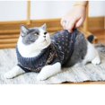 thumbnail image 1 of Pet Dog Sweater Christmas Snowflake Turtleneck Pullover Cute Warm Clothes for Teddy Puppy Pets Outfit Dogs Winter Sweaters, 1 of 8