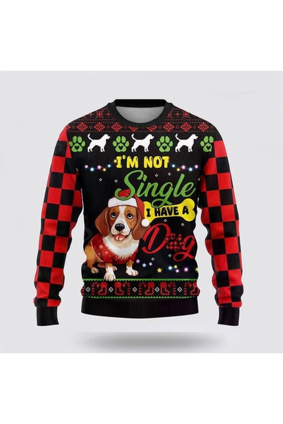 Pet Dog Sweater, Funny Beagle DogUgly Christmas Sweater, Gift For Dog Love, Winter Fashion