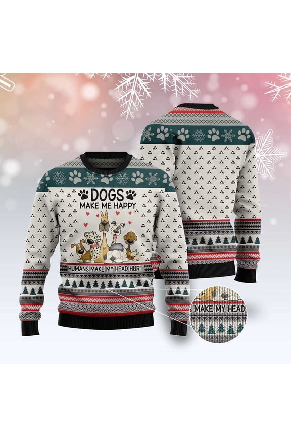 Pet Dog Sweater, Funny Corgi Merry CorgmasUgly Christmas Sweater, Gift For Dog Love, Winter Fashion