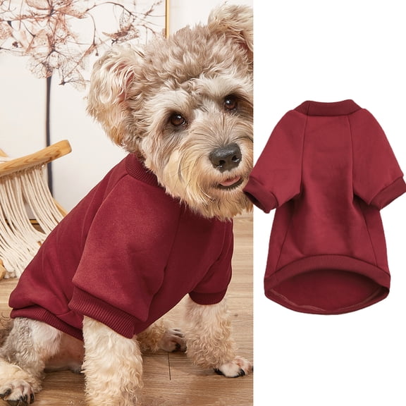 Pet Dog Sweater Warm Dog Pajamas Soft Cat Sweater Puppy Clothes Small Dogs Sweater Winter Doggie Sweatshirt