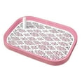 thumbnail image 1 of Pet Dog Toilet Puppy Potty Tray Potty Tray Potty Pan Detachable Pet Litter Pan Training Pad Holder Potty Trainer Corner Pink White, 1 of 7