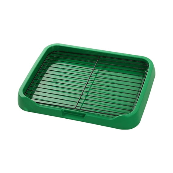 Pet Dog Toilet for Small and Medium Dogs, Flat Tray Design, Removable and Easy-to-Clean, -Urine Stepping Pad, Puppy Training Potty