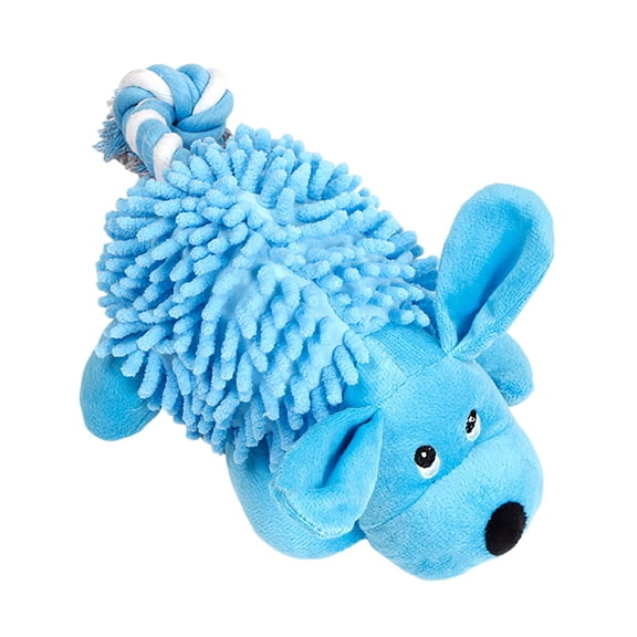 Pet Dog Toy With Sound And Puzzle Pet Toy With Teeth Grinding And Cleaning Toy Cute Cartoon Light up Dog Extra Large Dog for Aggressive Chewers Indestructible Pet Interactive Dog Battery Operated