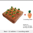 thumbnail image 1 of Pet Dog Toys Carrot Plush Toy Vegetable Chew Toy For Dogs Snuffle Mat For Dogs Cats Durable Chew Puppy Toy Dogs Accessories, 1 of 5