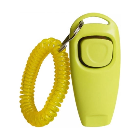 Pet Dog Training Clicker Portable With Wrist Strap 2 In 1 Lightweight Pet Dog Trainer Aid Guide Whistle Dog Products