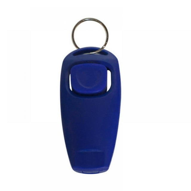 Pet Dog Training Tool Multi Colors Optional Dogs 2 in 1 Clicker Whistle Training Supplies