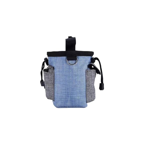 Pet Dog Training Waist Bag, Outdoor Snack Food Pouch, Waterproof Oxford Storage Bag, Multi Pocket Dog Treat Bag, Portable Travel Training Bag, Drawstring Closure Secure Storage Bag