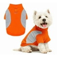 thumbnail image 1 of Pet Dog Turtleneck Knitting Sweater Coat Winter Warmer Thickening Pullover Knitwear Crochet Coat Clothes for Small Medium Large Dog Puppy Cat - Orange, 3XL, 1 of 8