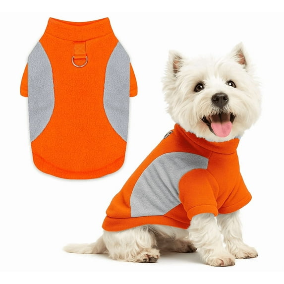 Pet Dog Turtleneck Knitting Sweater Coat Winter Warmer Thickening Pullover Knitwear Crochet Coat Clothes for Small Medium Large Dog Puppy Cat - Orange, 3XL