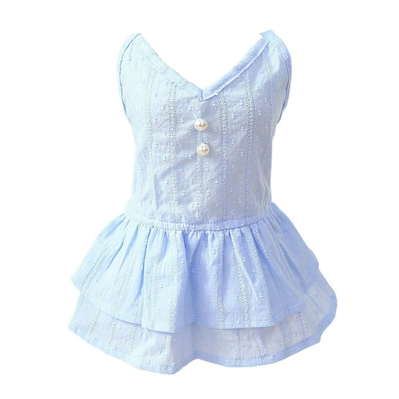 Pet Dog Tutu Dress Skirt Cloth,Bow Lace Birthday Dress for Summer Pet Dog Cat Puppy Princess Lace Skirt Apparel Outfit for Girl