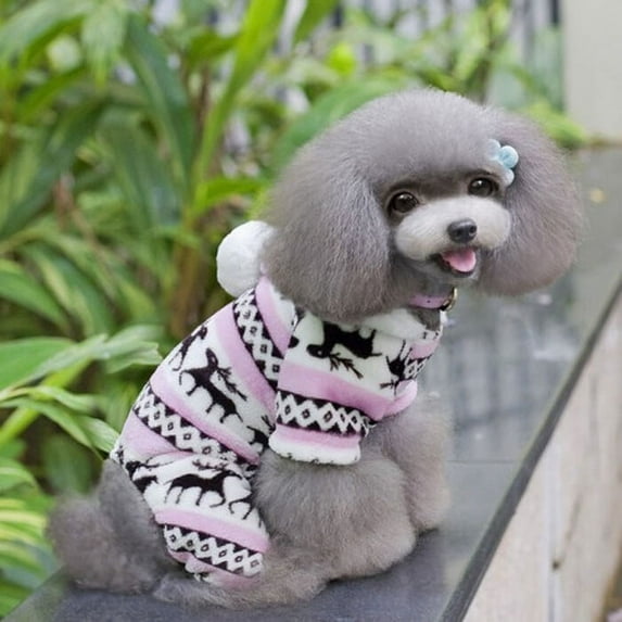Pet Dog Warm Clothes Puppy Jumpsuit Hoodie Coat DoggyPK M Pet Vest DOPI