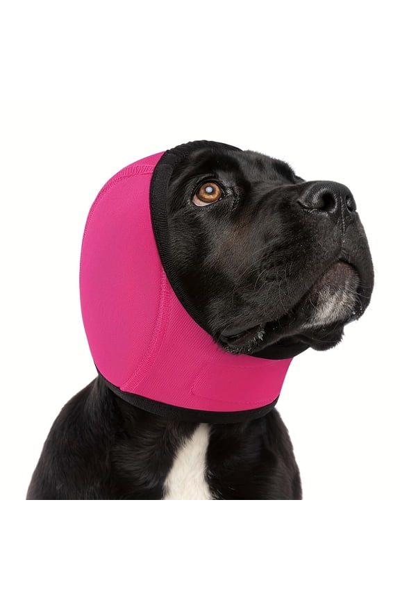 Pet Dog Waterproof Ear Muffs, Fall Winter Swimming Bath Hood, Noise Protection Ear Guard Accessory, Adjustable Strap Comfortable Fit, Easy Clean Multi-Purpose Protective Gear, Outdoor Activity Travel