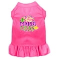 thumbnail image 1 of Pet Dog and Cat Dress Screen Printed, "Little Miss Mardi Gras", 1 of 10