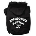 thumbnail image 1 of Pet Dog and Cat Hoodie Screen Printed, "Aberdoggie  Fetch NY", 1 of 10