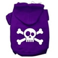 thumbnail image 1 of Pet Dog and Cat Hoodie Screen Printed, "Skull  Crossbones", 1 of 10