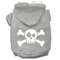thumbnail image 1 of Pet Dog and Cat Hoodie Screen Printed, "Skull  Crossbones", 1 of 10