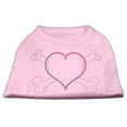 thumbnail image 1 of Pet Dog and Cat Shirt Rhinestone, "Heart  Crossbones", 1 of 10