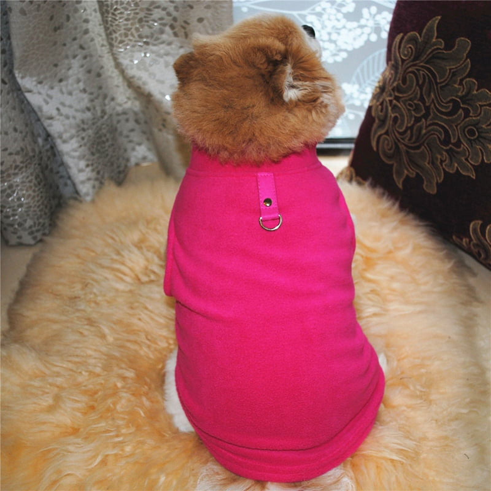 ESSENTIAL FLEECE DOG COAT VEST - RED