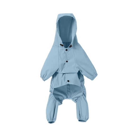 Pet Dogs Clothes Hooded Raincoats Reflective Strips Dogs Rain Coat Jackets Outdoor Waterproof Dogs Clothes for Cats