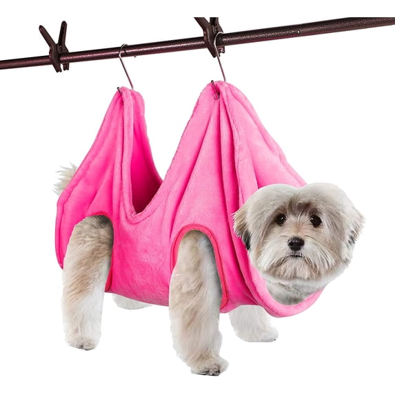 Pet Dogs Grooming Bag Restraint Bag Cats Nail Clipping Cleaning Grooming Bag, No Scratching Biting Restraint for Bathing Nail Trimming Injecting Examining
