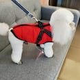 thumbnail image 1 of Pet Dogs Warm Clothes Waterproof Small Big Dog Jacket Autumn Winter Pet Dog Skiing Coat Clothing With Harness Chest Strap, 1 of 8