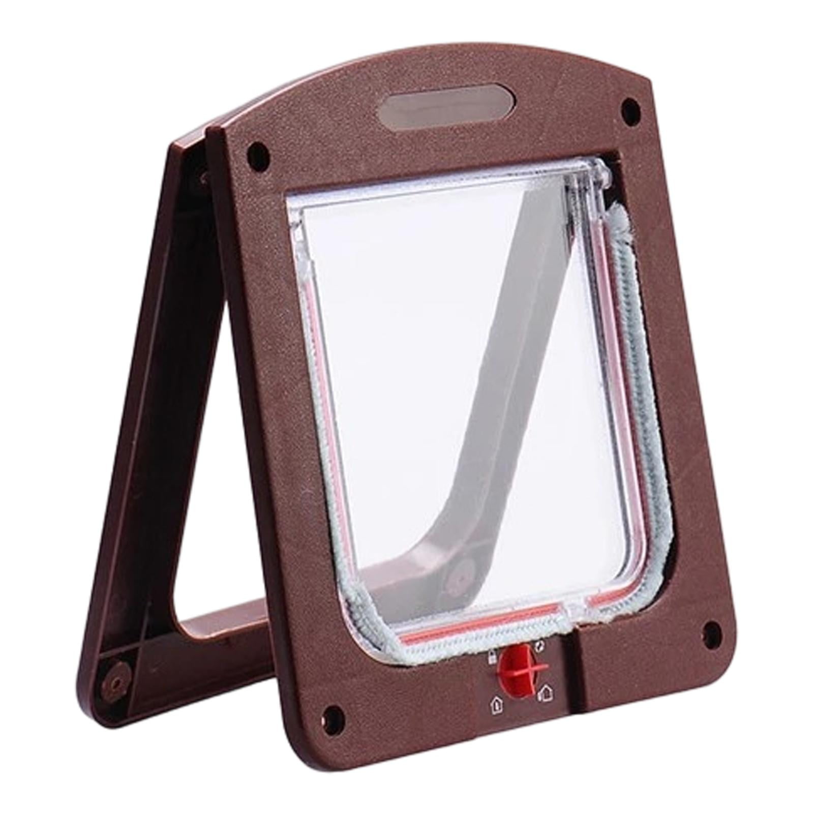 Pet Door 4 Way Locking Large Dog Cat Door Flap Install in Interior