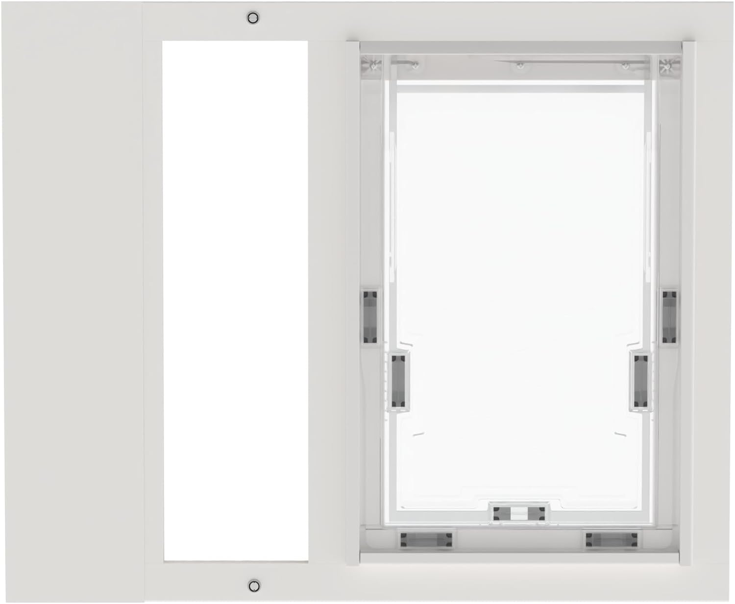 Pet Door For Sash Windows Adjustable Window Insert With Double System
