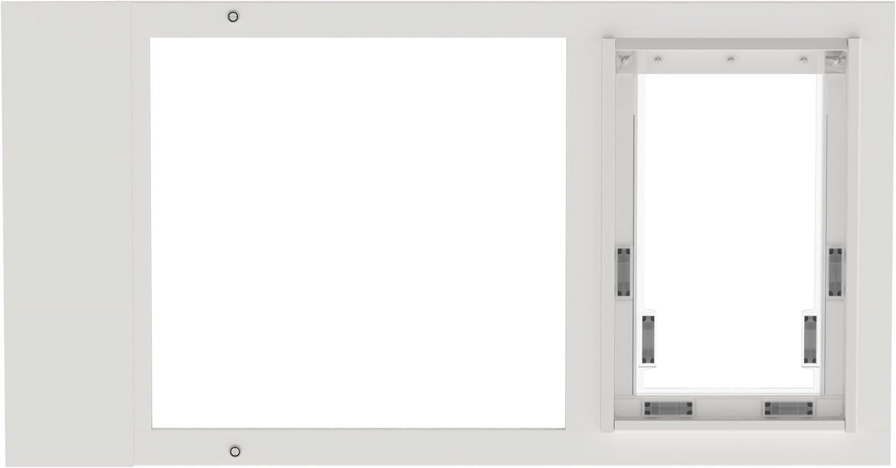 Pet Door For Sash Windows Adjustable Window Insert With Double System