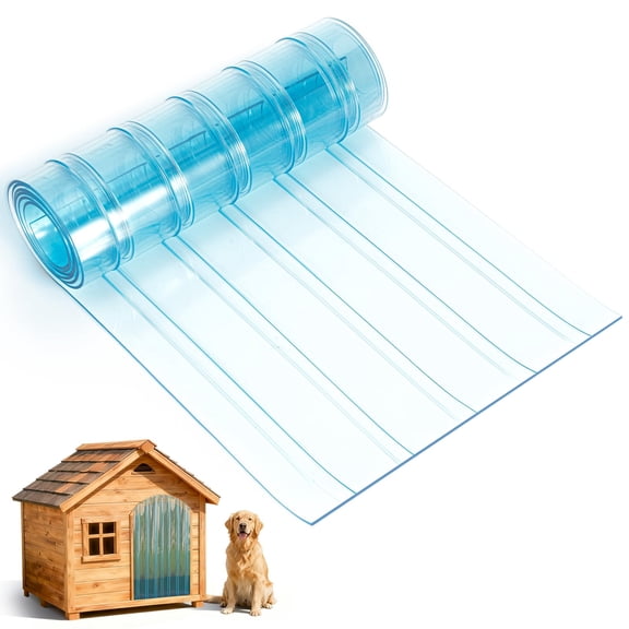 Pet Door Replacement Flaps Transparent Vinyl Strips for DIY Pet Houses