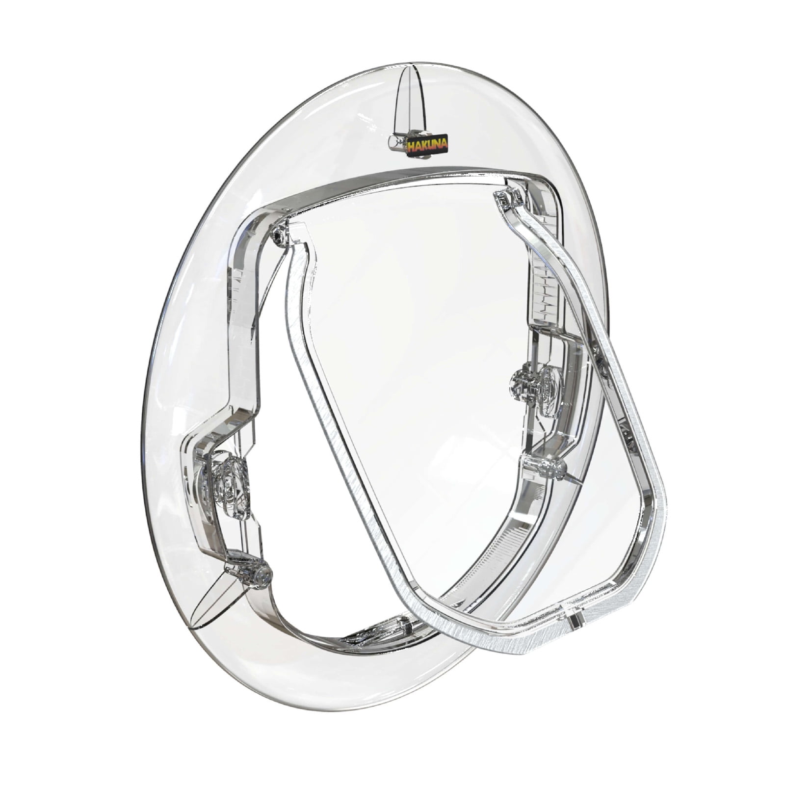 Medium Clear Plastic Pet Door with Magnetic Lock