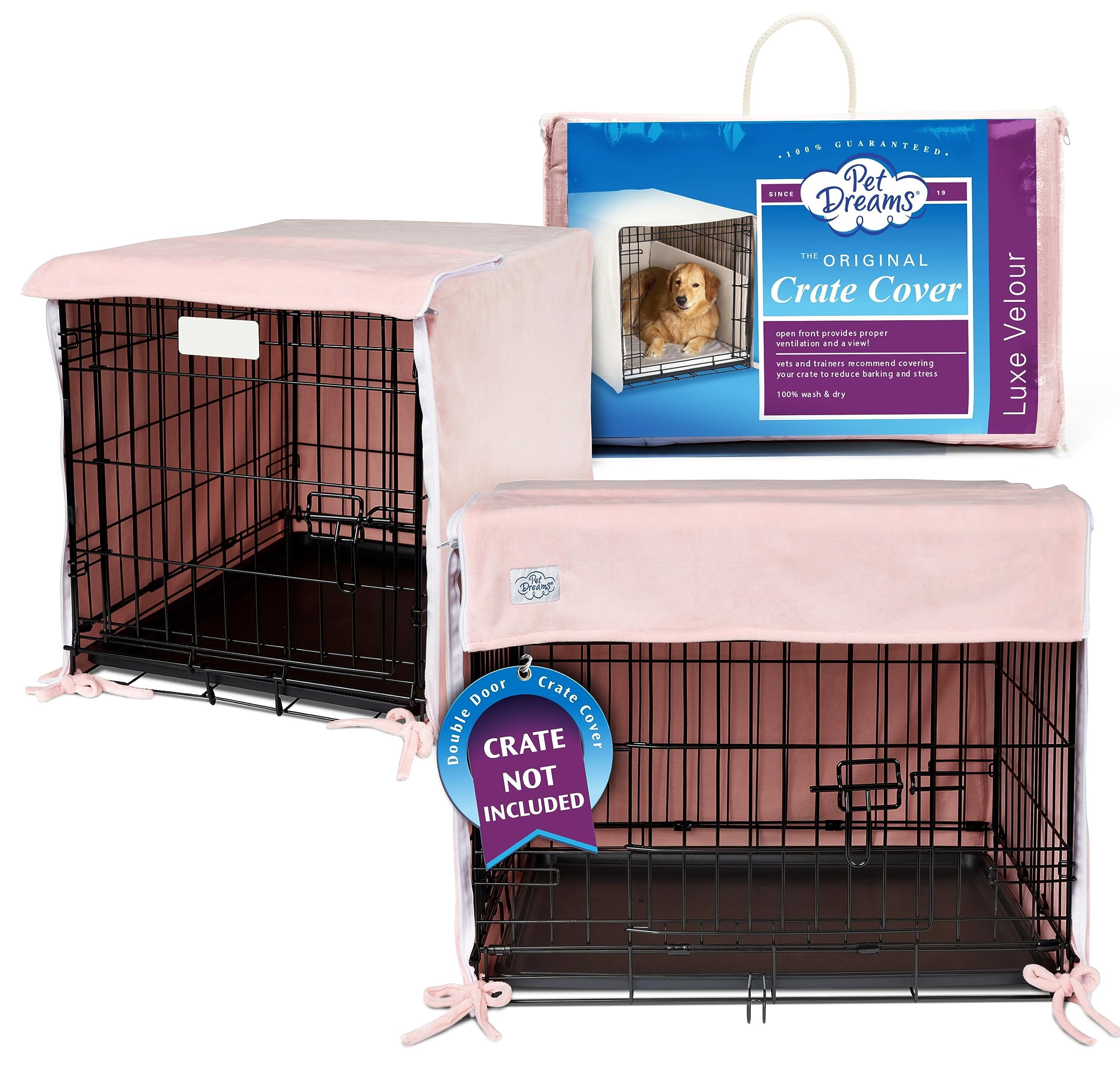 Covering dog kennel with blanket sale