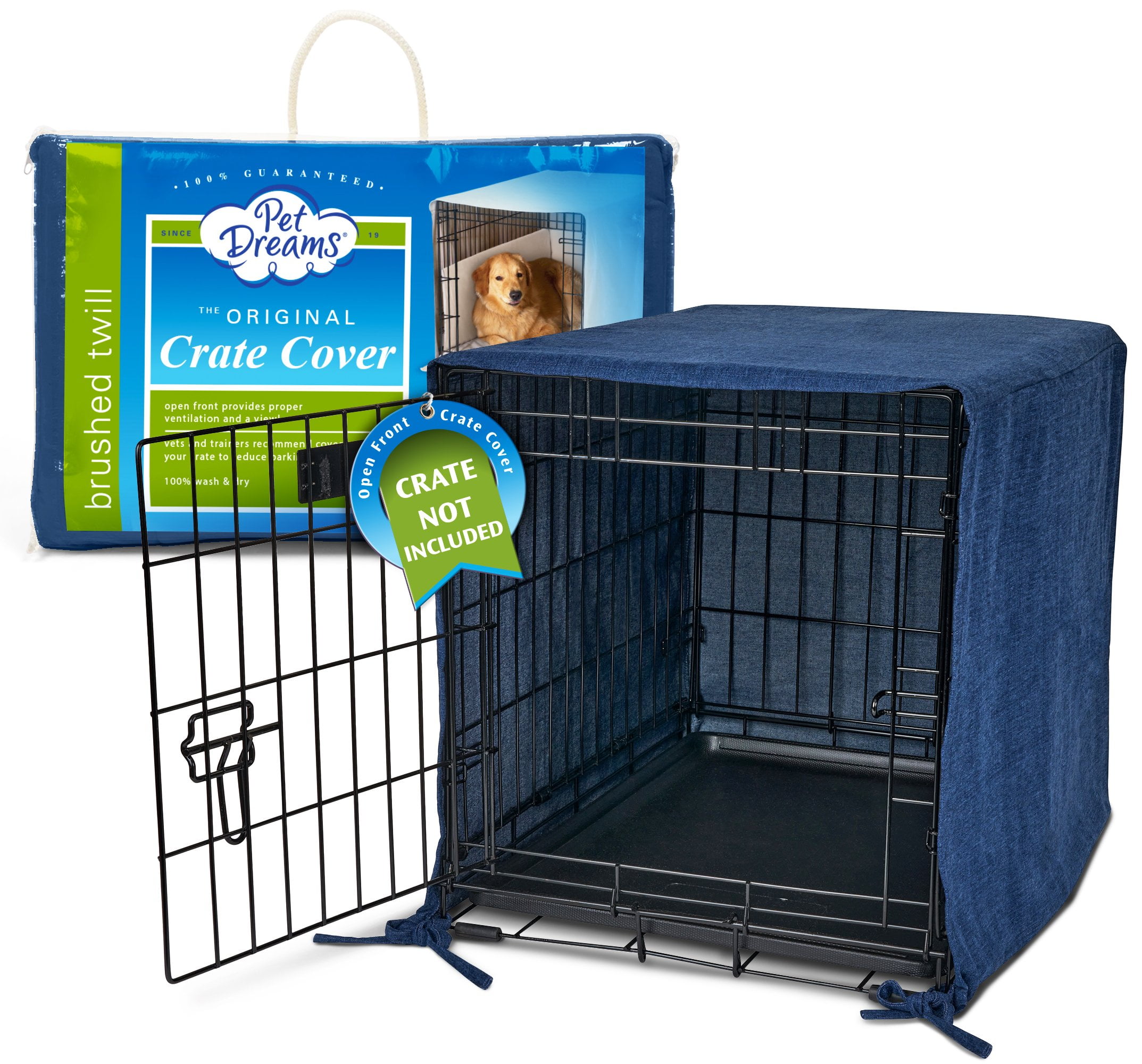 Pet Dreams Breathable Crate Cover Non Toxic Single Door Dog Crate