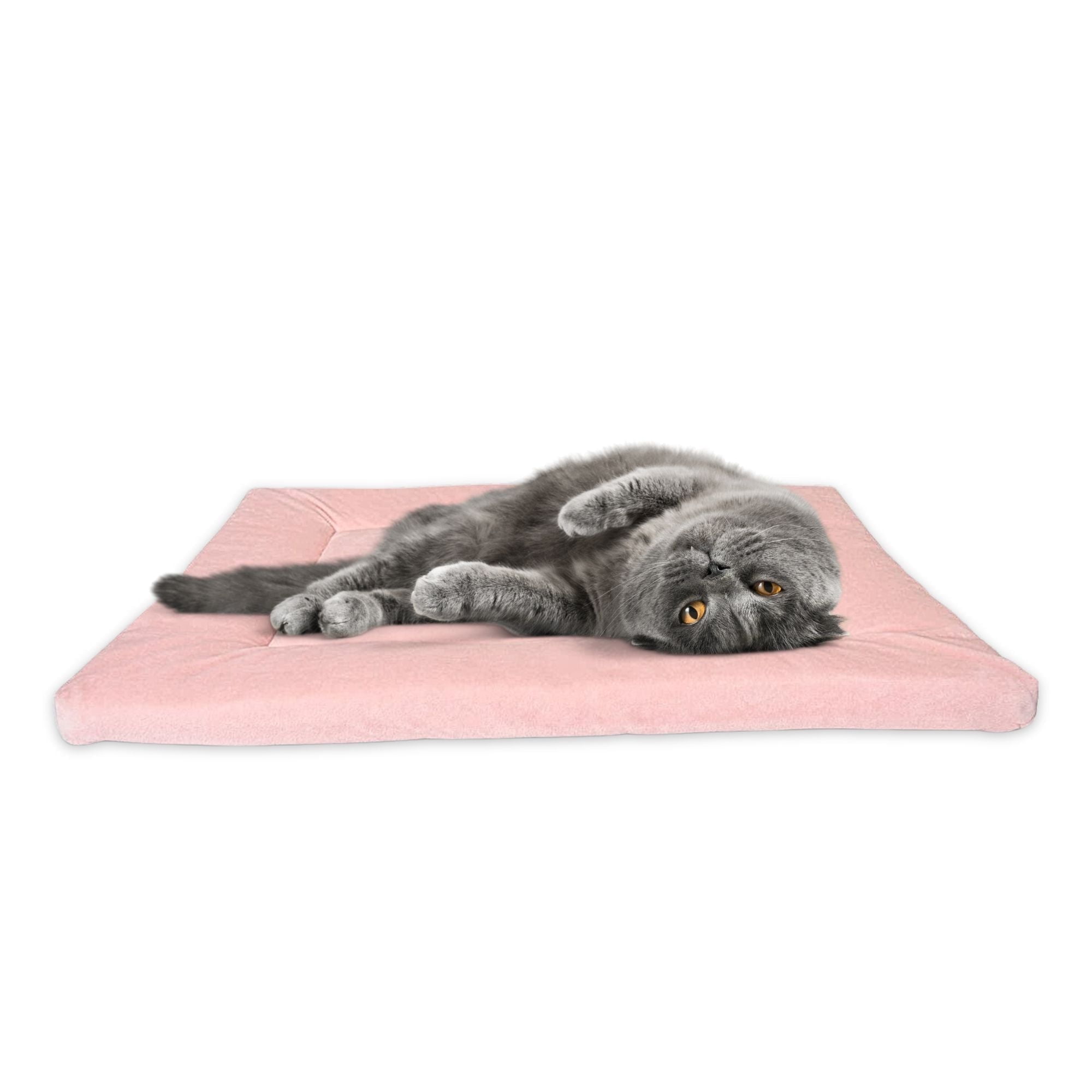 Pink Blush 18" Luxe Velour Reversible Crate Pad