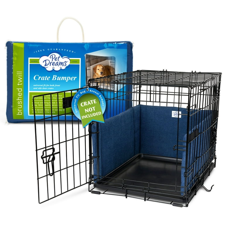 Dog crate bumper clearance pads