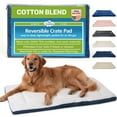 thumbnail image 1 of Pet Dreams Dog Crate Pad - Washable Kennel Mat, Crate Pads for Dog Cages, Non-Toxic, Flat Indoor Cat Bed, Fits iCrate 18, 24, 30, 36, 42, 48 Inches Denim, Large, 36", 1 of 9