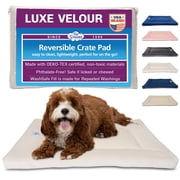 Pet Dreams Dog Crate Pad - Washable Kennel Mat, Crate Pads for Dog Cages, Non-Toxic, Flat Indoor Cat Bed, Fits iCrate 18, 24, 30, 36, 42, 48 Inches Ivory, X Small, 18"
