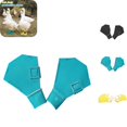 thumbnail image 1 of Pet Duck Feet Protection Boots, Adjustable Poultry Foot Protector Shoes for Call Ducks, Anti‑Wear Duck Foot Guards Sky Blue L, 1 of 3