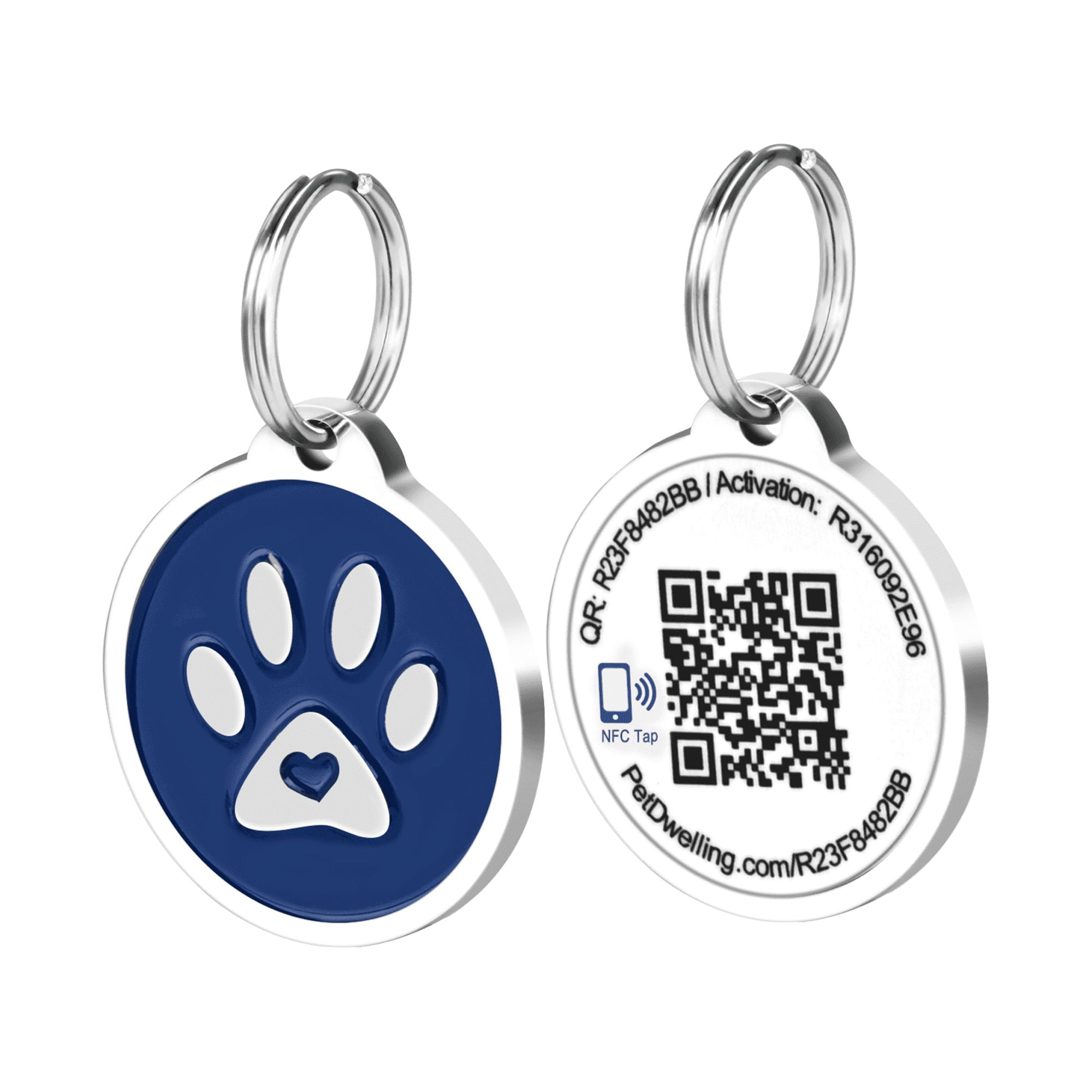 Pet Dwelling Smart NFCQR Code Pet ID Tag Online Pet Profile