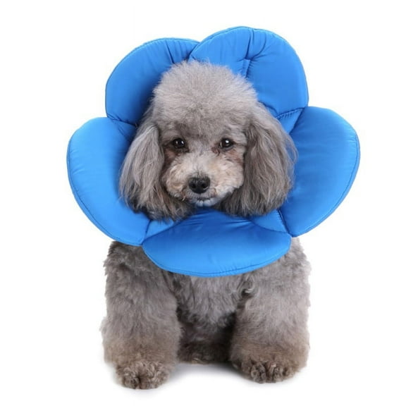 Pet E-Collar Elizabethan Collars Groomer Pet Dog Flower Shape Inflatable Collar Pet Protection Breathable Soft