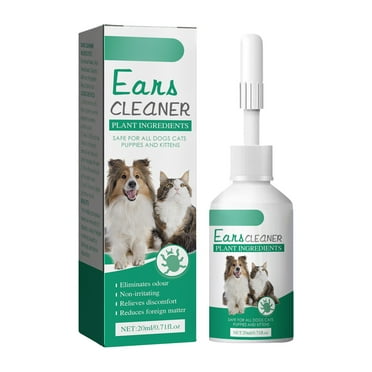Pet Ear Drops Universal for Cats & Dogs Ear Removal Odor Eliminator Itch 20ML Ear Cleanser