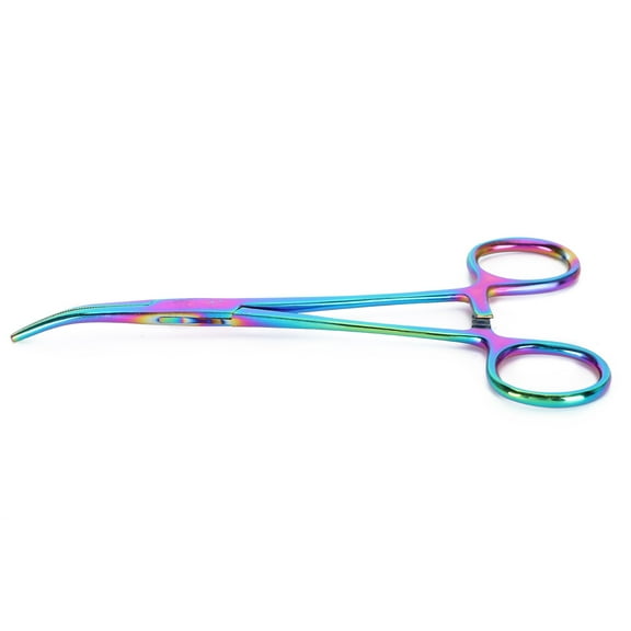 Pet Ear Hair Tweezers Stainless Steel Pet Dog and Cat Ear Hair Puller Tweezers Elbow Cleaning Clip 6.3 Inch Long Ear Hair Tweezers Ergonomic Anti-Slip Handle Pet Tweezers